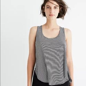 Madewell Strum Tank Top in Doran Stripes size S